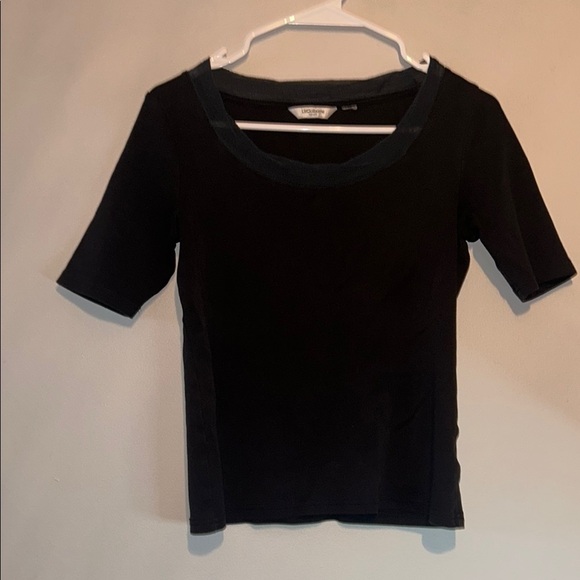 Black Fitted Short Sleeve T-Shirt - Picture 1 of 5
